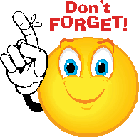 don't forget